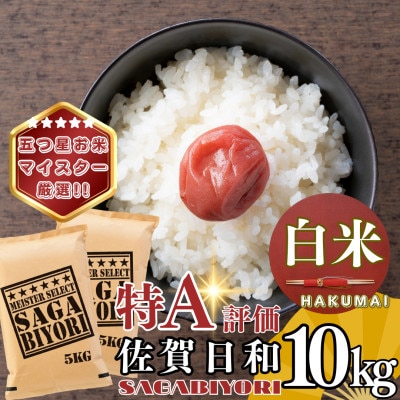 さがびより白米10kg(5kg×2袋)(基山町)