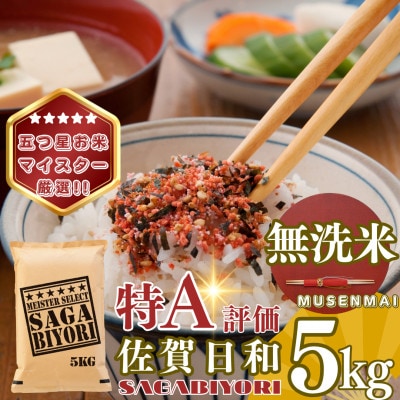 【無洗米】さがびより5kg(基山町)