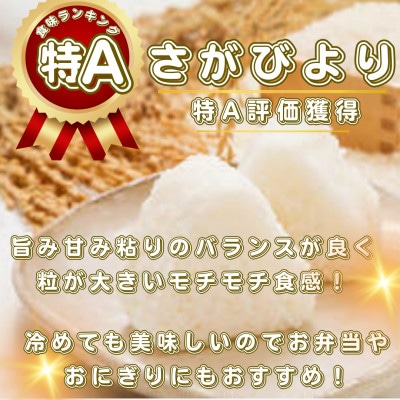 【無洗米】さがびより10kg(5kg×2袋)(基山町)