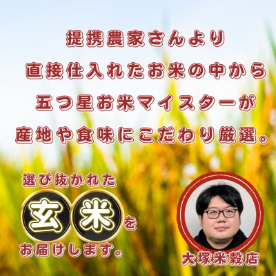 【毎月定期便】【玄米】夢しずく5kg(基山町)全3回