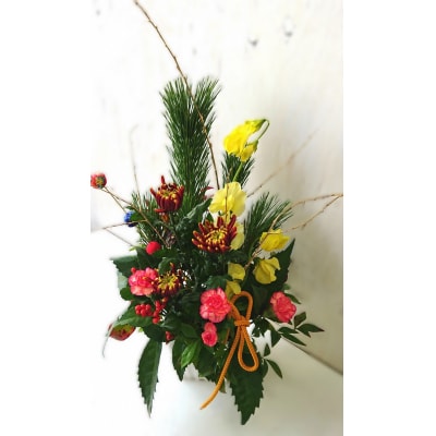 (お正月アレンジメント ) あきつフルール 花束・アレンジメント