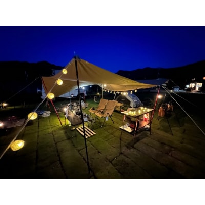 マリンベース西伊豆　さくら山キャンプ場 共通利用補助券　5,500円分+薪詰め放題1杯分