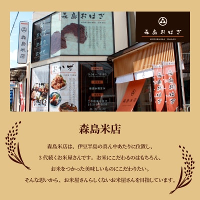 森島おはぎ 2個入り×8パック 急速冷凍 塩おはぎ 伊豆・天城 