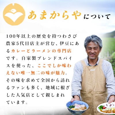 【ラーメン博物館主催 大会優勝】あまからや スパイス 醤油 らーめん (12食セット)