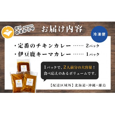 7月下旬以降順次発送【あまからや オリジナル ご馳走カレーセット】チキンカレー (460g×2) 