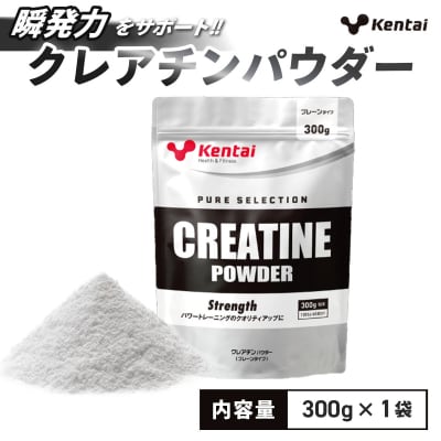【健康体力研究所】クレアチンパウダー(300g×1袋) | 人工甘味料 香料不使用