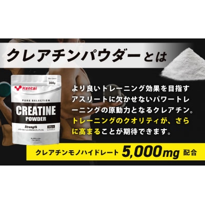 【健康体力研究所】クレアチンパウダー(300g×1袋) | 人工甘味料 香料不使用