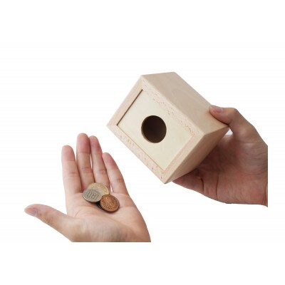 賽銭箱型そろばん貯金箱(ストップタイプ)