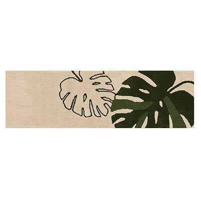 インテリアマット M+homeモンステラ55×180cm
