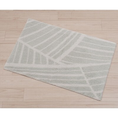 バスマット(約60×90cm)&ロングタオル(約34×120cm)セットM+homeマカハG/W