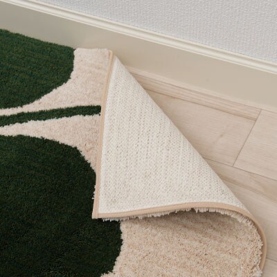 M+home モンステラ インテリアマット 55×180cm