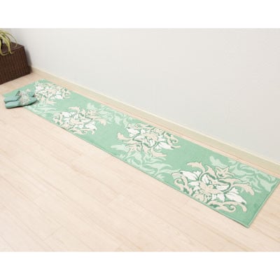 DECORMUSEE サミーラ キッチンマット 45×240cm グリーン