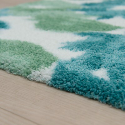 シビラ セラミスタ インテリアマット 50×80cm　ブルー