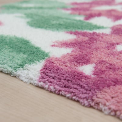 シビラ セラミスタ インテリアマット 50×80cm　ピンク