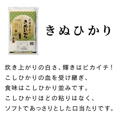 【令和7年産】兵庫県産コシヒカリ、ヒノヒカリ、キヌヒカリ3点セット 15kg(玄米)