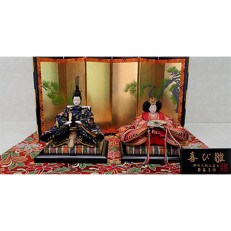 雛人形　京芥子親王「正絹宝尽し」オリジナル金襴敷　No.K-112 | ふるさと納税のお礼品