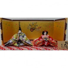 雛人形　京八番「流水桜」オリジナル金襴敷　No.8-806-S | ふるさと納税のお礼品