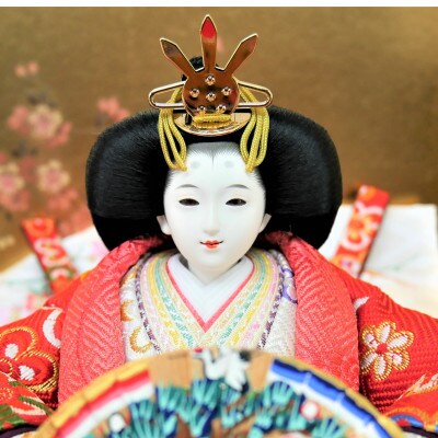 雛人形　京三五親王「瑞希～MIZUKI～」　桐台毛氈飾り　No.35-327