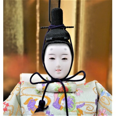 雛人形　京芥子親王「鴛～おしどり～」 オリジナル金襴敷　No.K-304