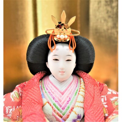 雛人形　京芥子親王「鴛～おしどり～」 オリジナル金襴敷　No.K-304