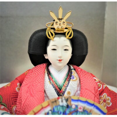雛人形　京十番親王「花みずき」オリジナル金襴敷　No.10-018