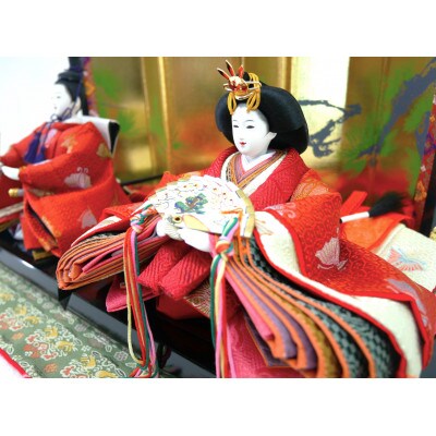 雛人形　京芥子親王「揚羽蝶」オリジナル金襴敷　No.K-610
