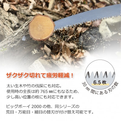 【シルキー替刃式折込鋸】　ビッグボーイ2000　本体　360mm
