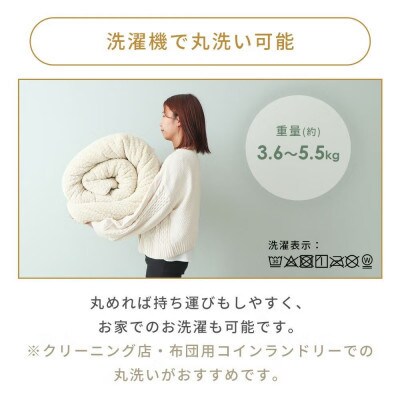 リバーシブルこたつ掛け布団 Lampoa(ランポア)【アイボリー/グレージュ】　195×245cm