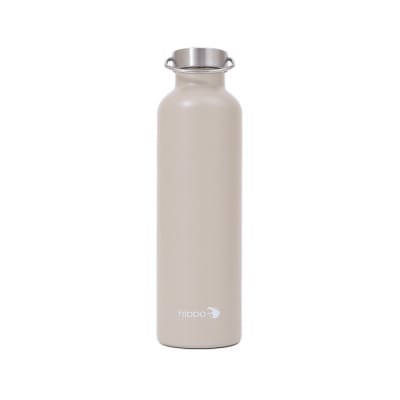 水筒 ステンレスボトル 1000ml hippo(ヒッポ) ミルク缶型【グレージュ】