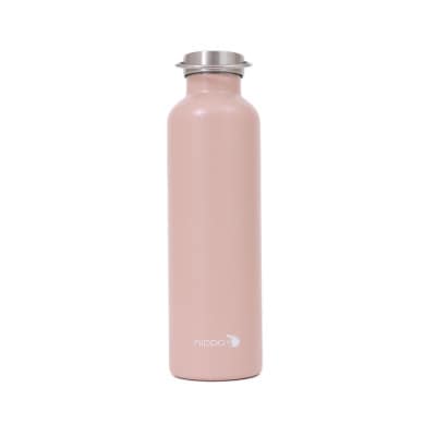 水筒 ステンレスボトル 1000ml hippo(ヒッポ) ミルク缶型【ピンクベージュ】