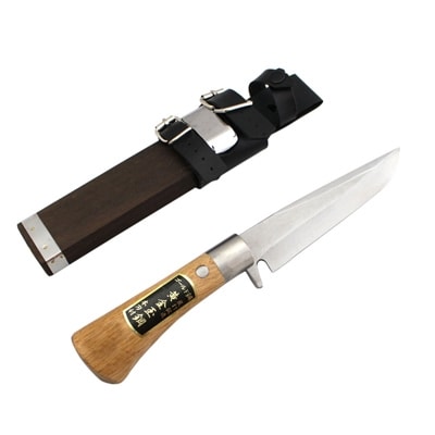 いのししなた 120mm ゴールド鋼 木鞘入 鉈 剣ナタ 本格手打鍛造 いのししなた 120mm ゴールド鋼 木鞘入 鉈 剣ナタ 本格手打鍛造