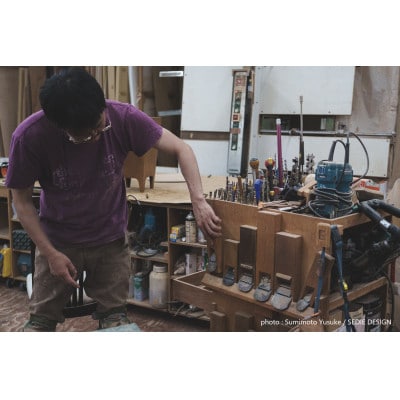 スツール 01 モケットグリーン