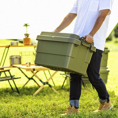 トランクカーゴ S蓋 50L カーキ 1個