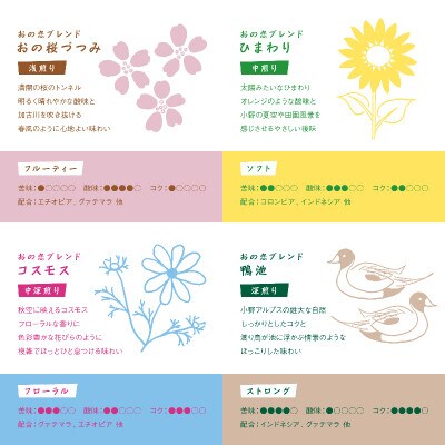 おの恋ブレンド ドリップバッグ ・ コーヒー お試し 4種 飲み比べ 計12パック