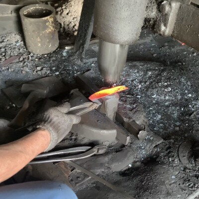 千代高龍 鋼付カット鎌110mm 赤口
