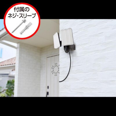 大進 コンセント式センサーライト2灯 DLA-17T200 防犯ライト 100V 防雨 屋外