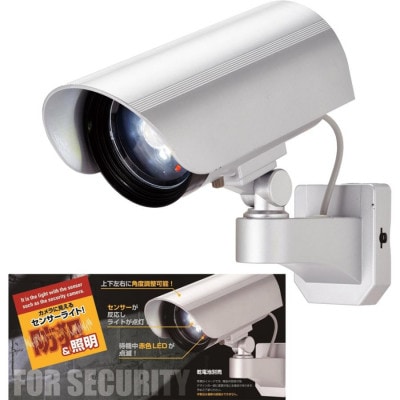 大進 カメラに見えるセンサーライト DLB-K500 防犯ライト ソーラーライト 防雨 屋外 人感