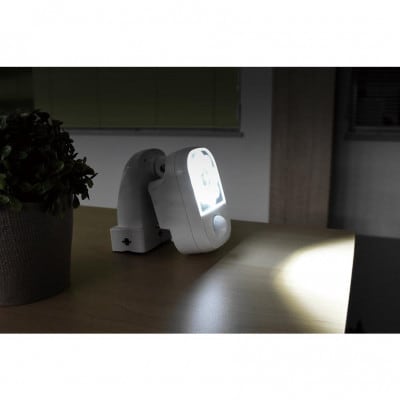 大進 充電式センサーライトアラーム機能付き DLC-2T100AR 防犯ライト 防雨 屋外 人感