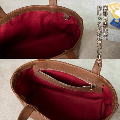 ミニトートバッグ　Andy/ブラウン