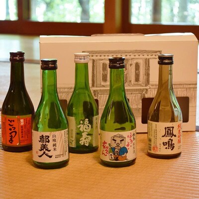 【ひょうごふるさと館】兵庫五国!隠れ名酒のほろ酔い 5本セット(300ml×各1本)