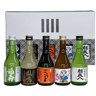【ひょうごふるさと館】兵庫五国!隠れ名酒のほろ酔い 5本セット(300ml×各1本)