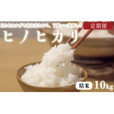 【毎月定期便】ヒノヒカリ 八千種米 10kg全3回