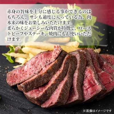 ローストビーフに大人気 根羽こだわり和牛　モモブロック(600g)