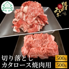 根羽こだわり和牛 切り落とし500g&amp;カタロース焼肉用500g