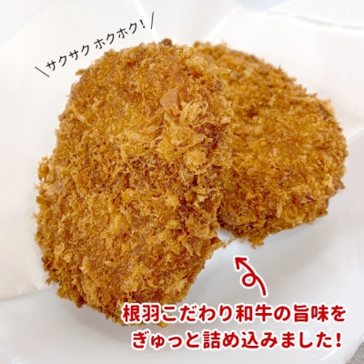 根羽こだわり和牛コロッケ 50個入り 国産黒毛和牛100%