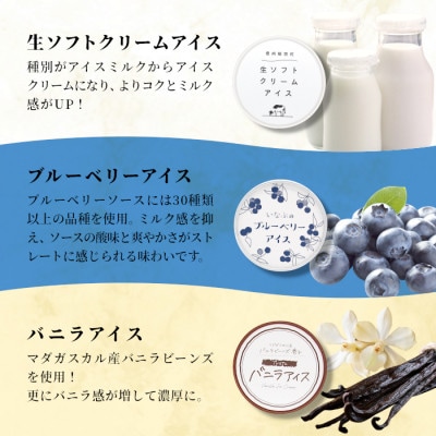 【毎月定期便】3種類のアイス定期便☆南信州根羽村産アイス が毎月7個届く! 合計21個全3回