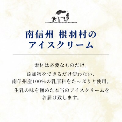 【毎月定期便】3種類のアイス定期便☆南信州根羽村産アイス が毎月7個届く! 合計21個全3回