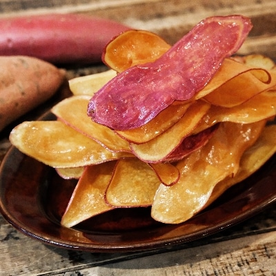 【蜜香屋】「ふるさと寄付金オリジナル返礼品」さつまいもチップス『中崎POTATO』2個セット