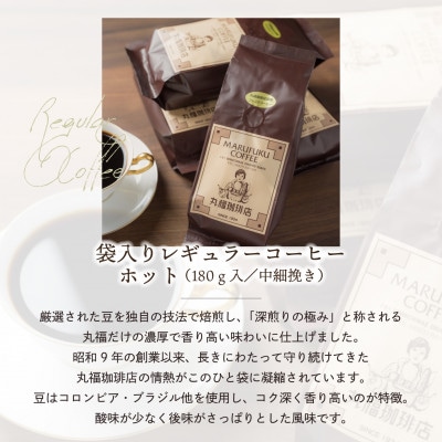 袋入りレギュラーコーヒー2袋セット(ホット用)