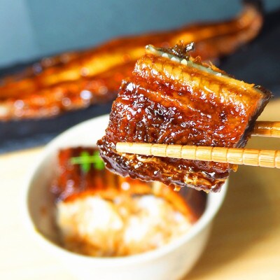 《蒲焼特大1本&白焼き特大1》三河一色産　矢作川国産うなぎ蒲焼&白焼きセット(関西風地焼)